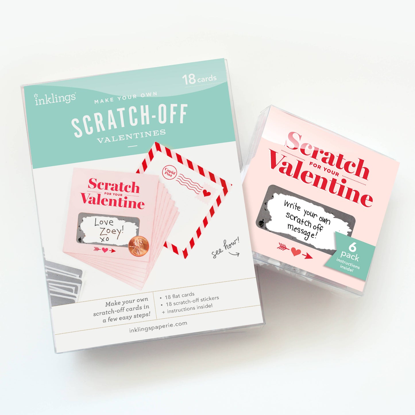 Scratch-off Valentines - Mint
