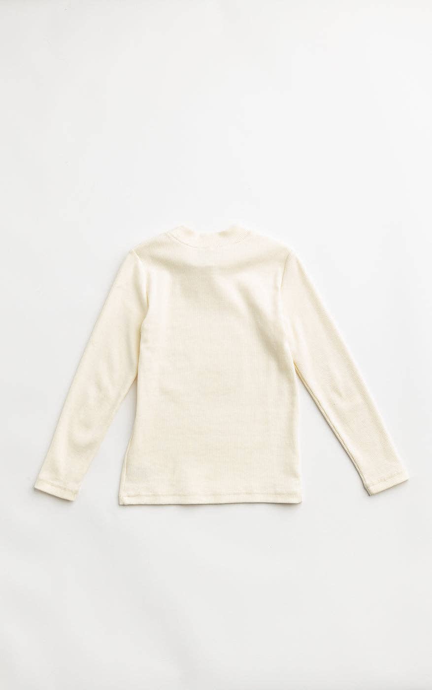 Vanilla Cream Tie Top