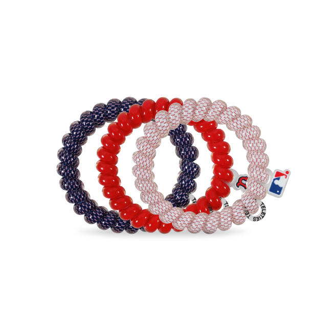 Spiral Hair Coils | Large | Boston Red Sox Hair Ties