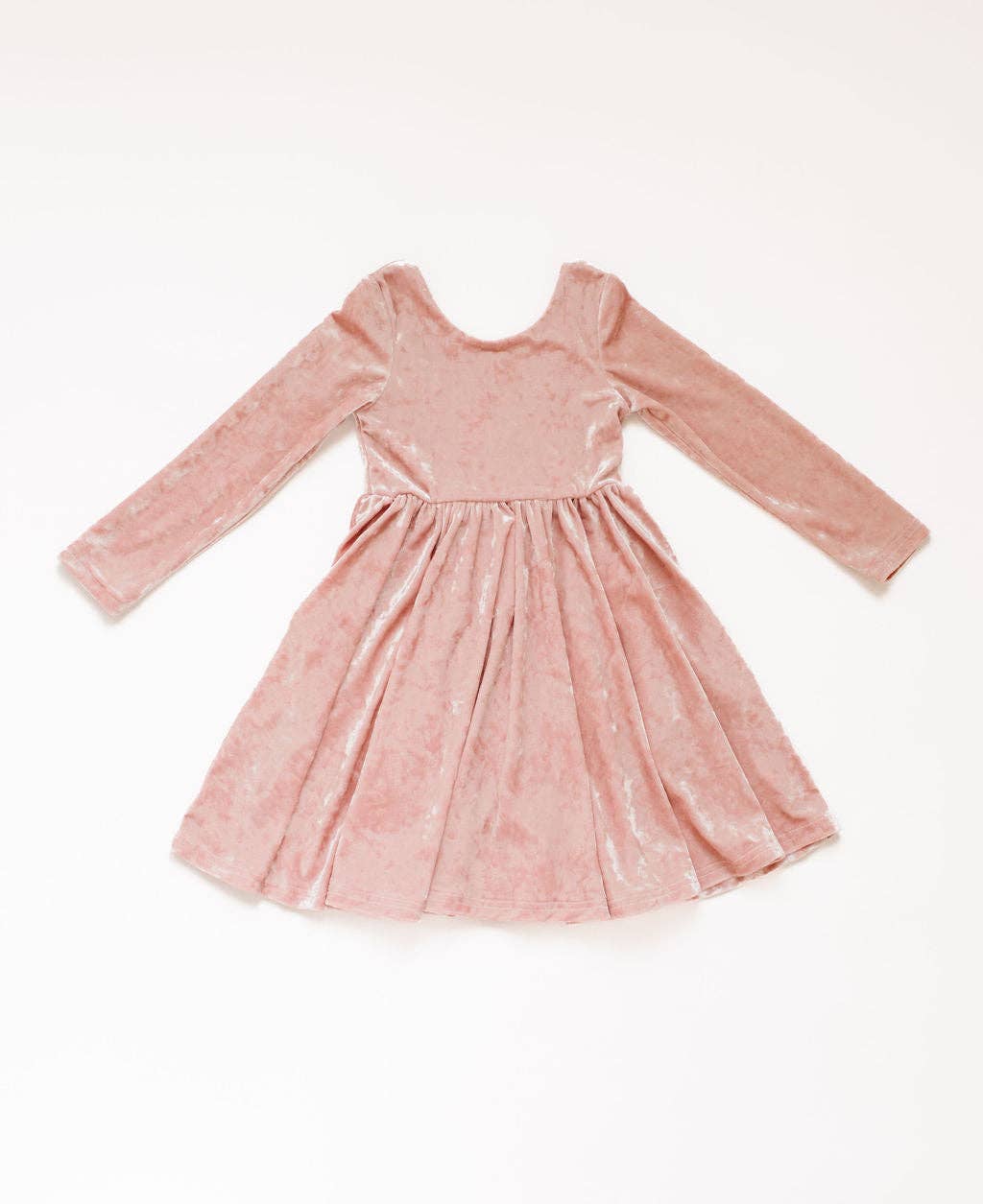 Gwendolyn Blush Velvet Dress