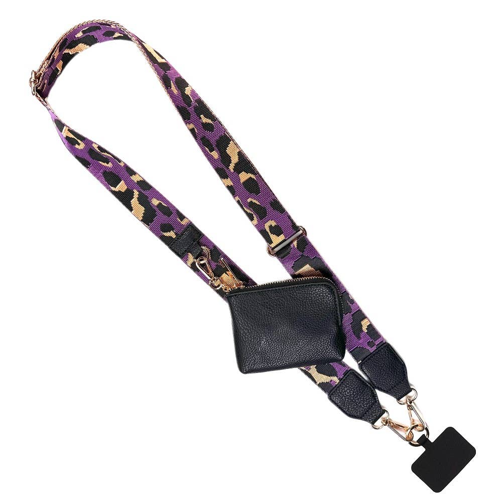 Clip & Go Crossbody Leopard Brown/Gold