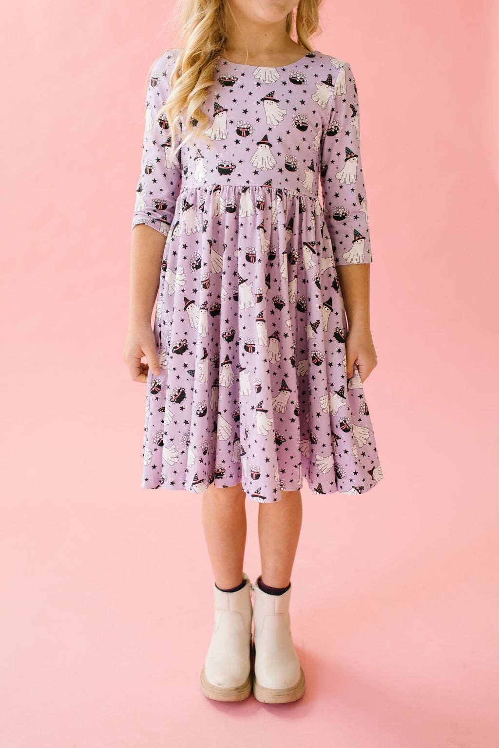 Purple Cauldron Twirl Dress