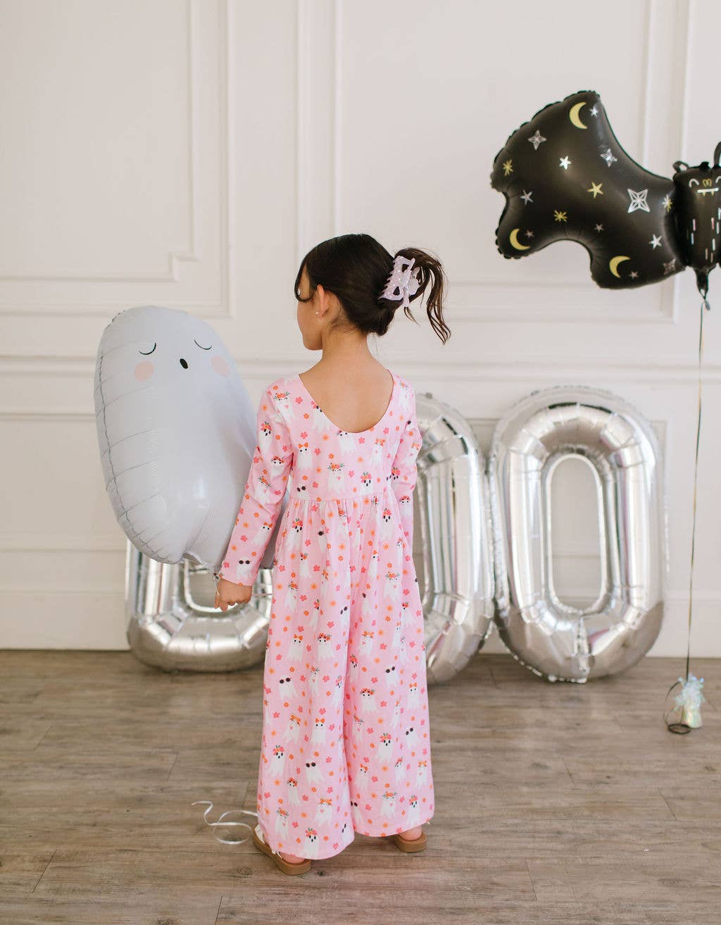 Floral Ghost Leggy Romper