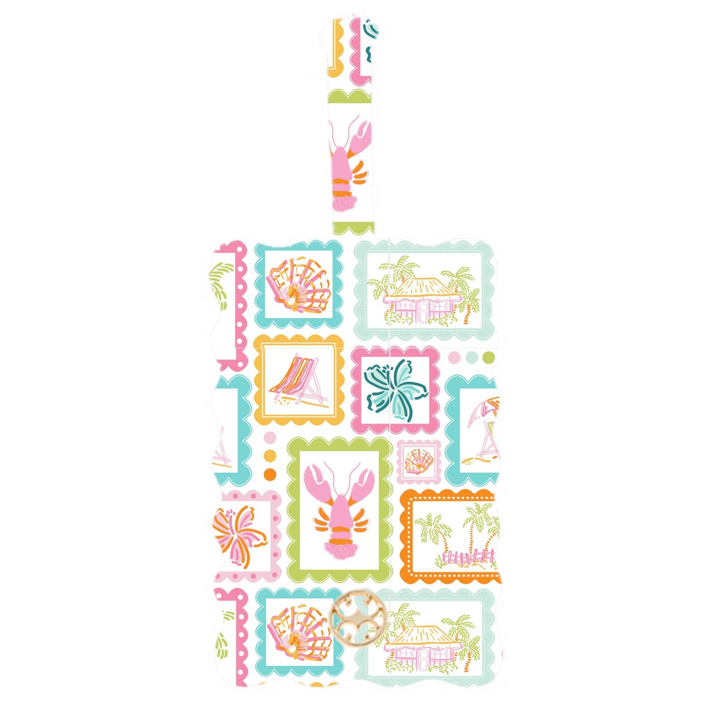 Luggage Tag Happy Place