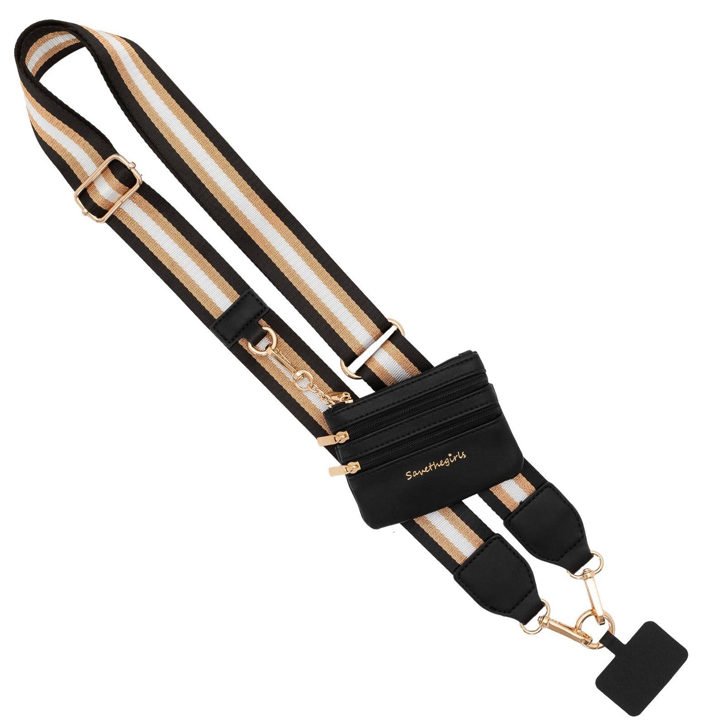 Clip & Go Crossbody Copper/Silver/White