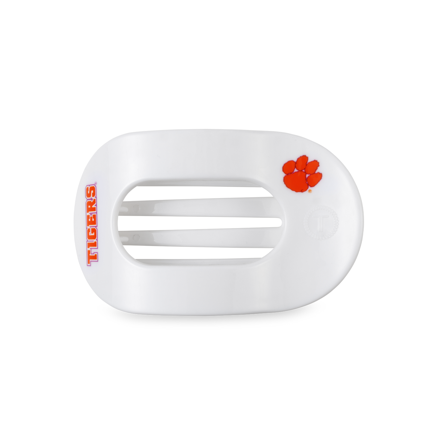 Flat Round Hair Clip | Medium | Go Tigers!