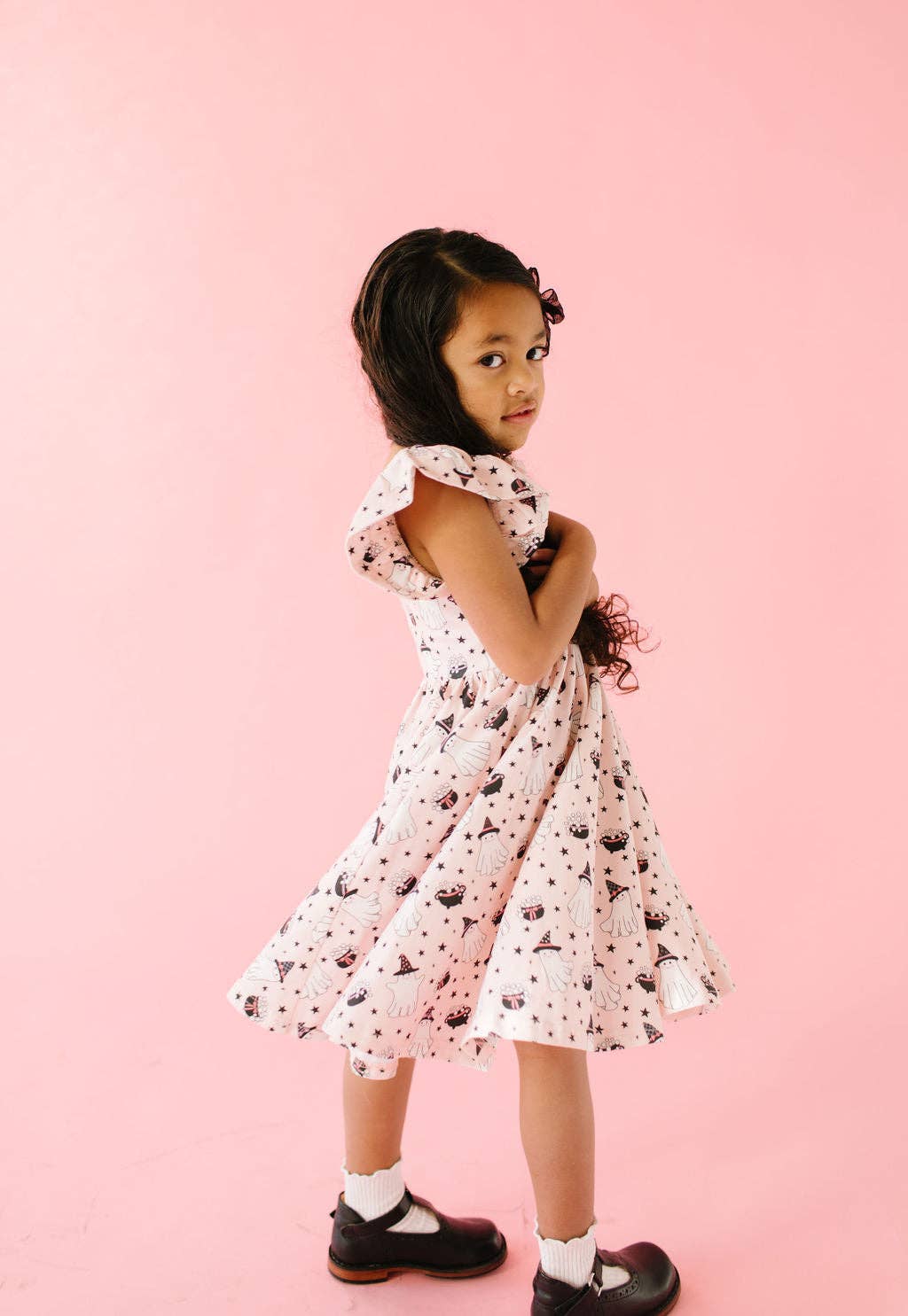 Pink Cauldron Twirl Dress