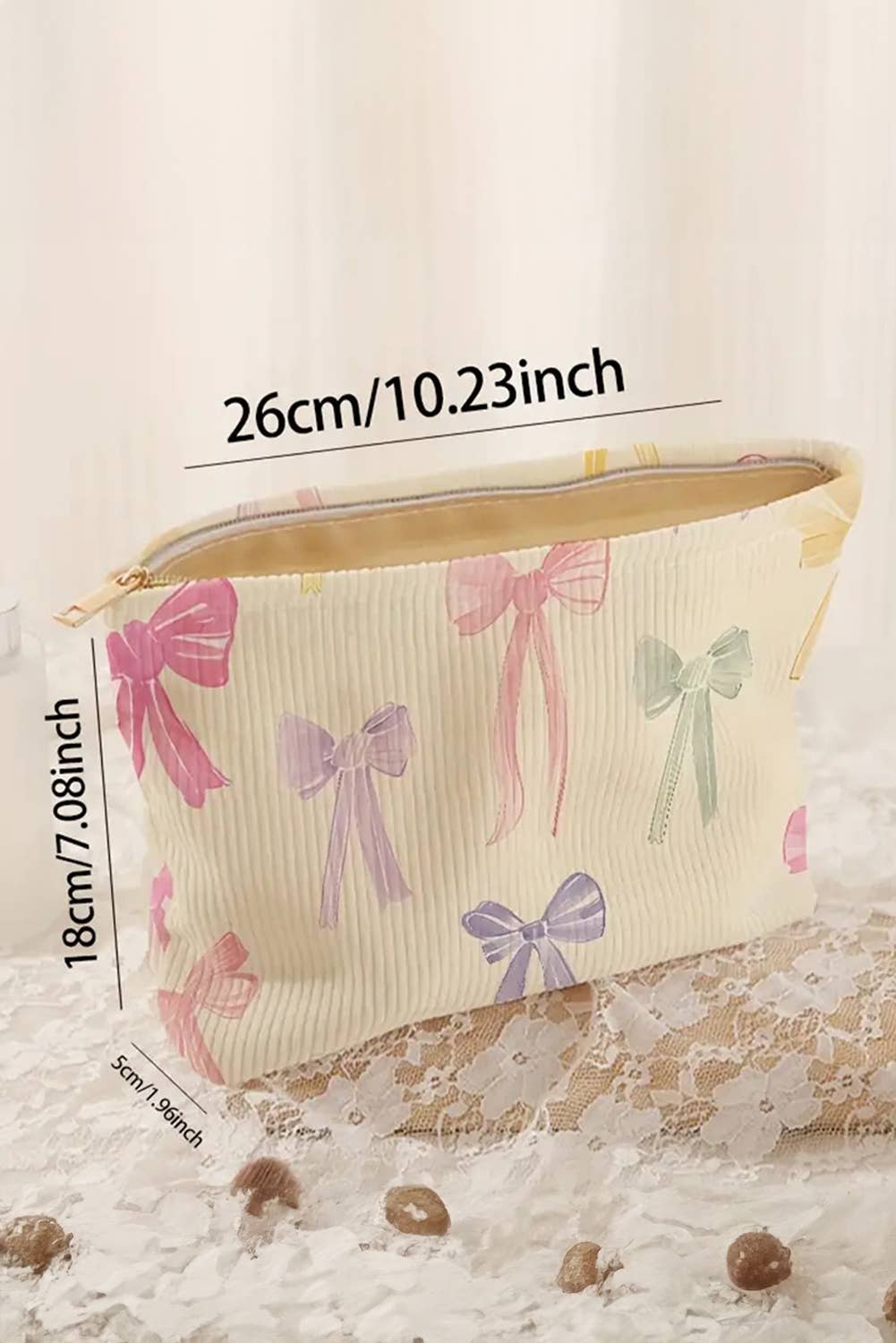 Bow Zipper Pouch