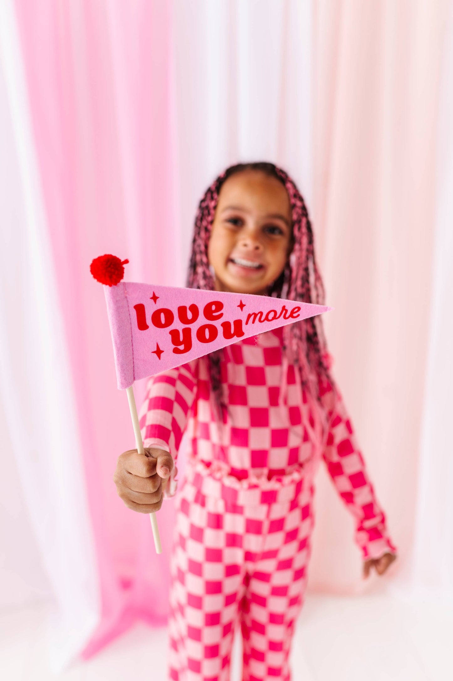 Pink Checkered Set