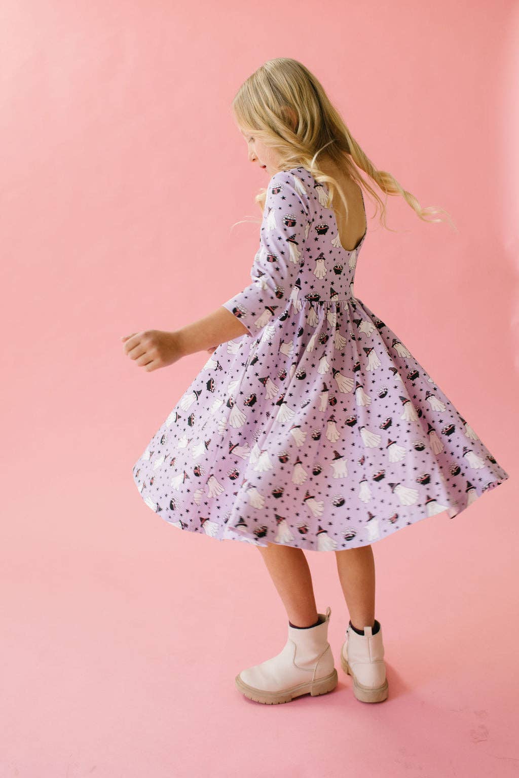 Purple Cauldron Twirl Dress