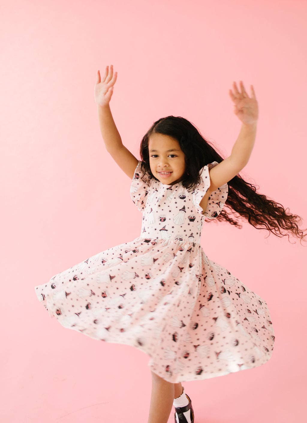 Pink Cauldron Twirl Dress