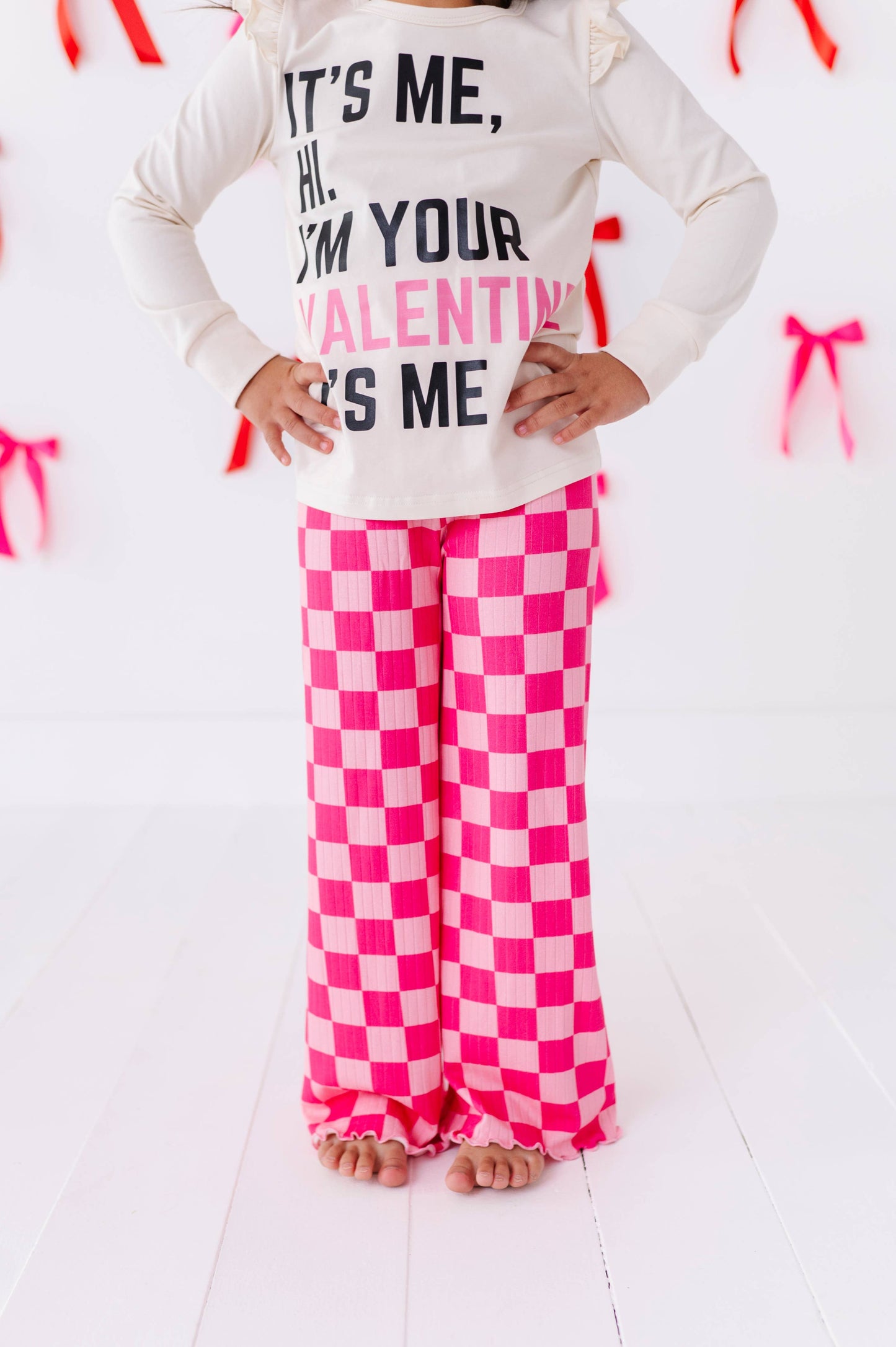 Pink Checkered Set