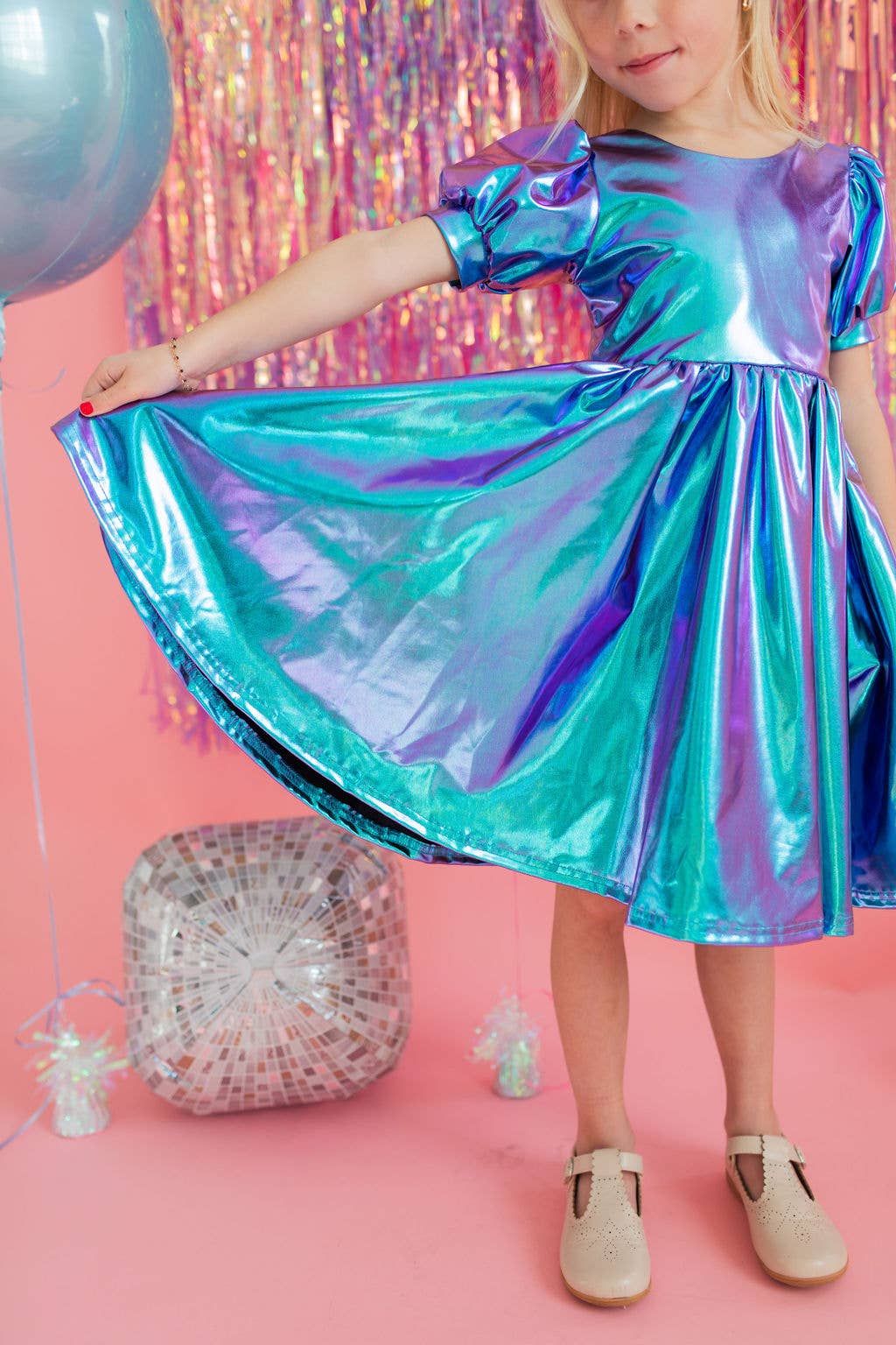 Aqua Party Dress