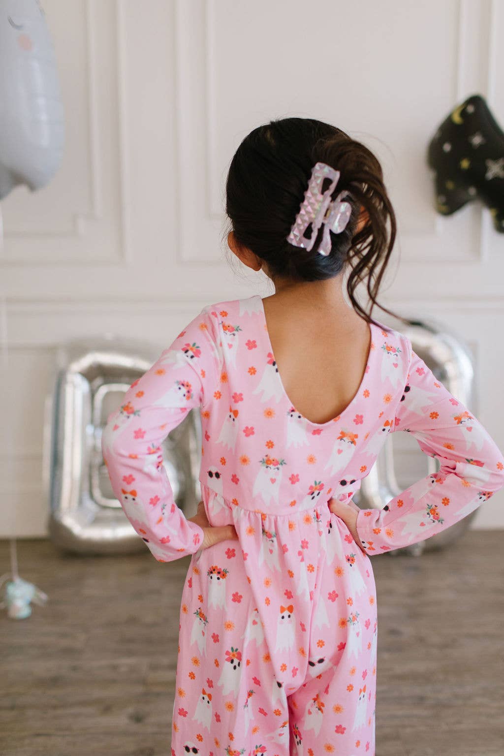 Floral Ghost Leggy Romper