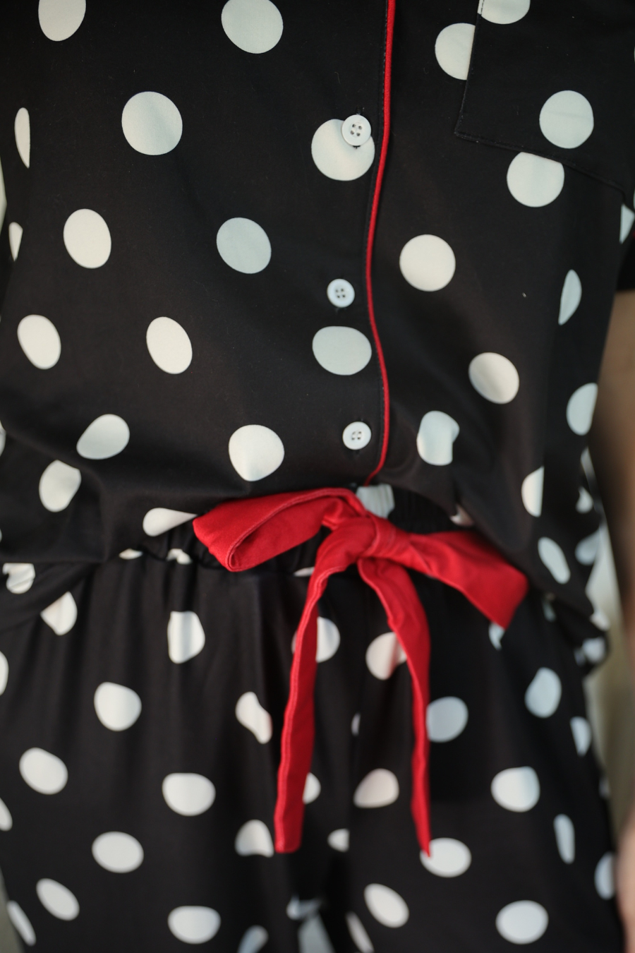 Dotty Darling Ruffle PJ Set
