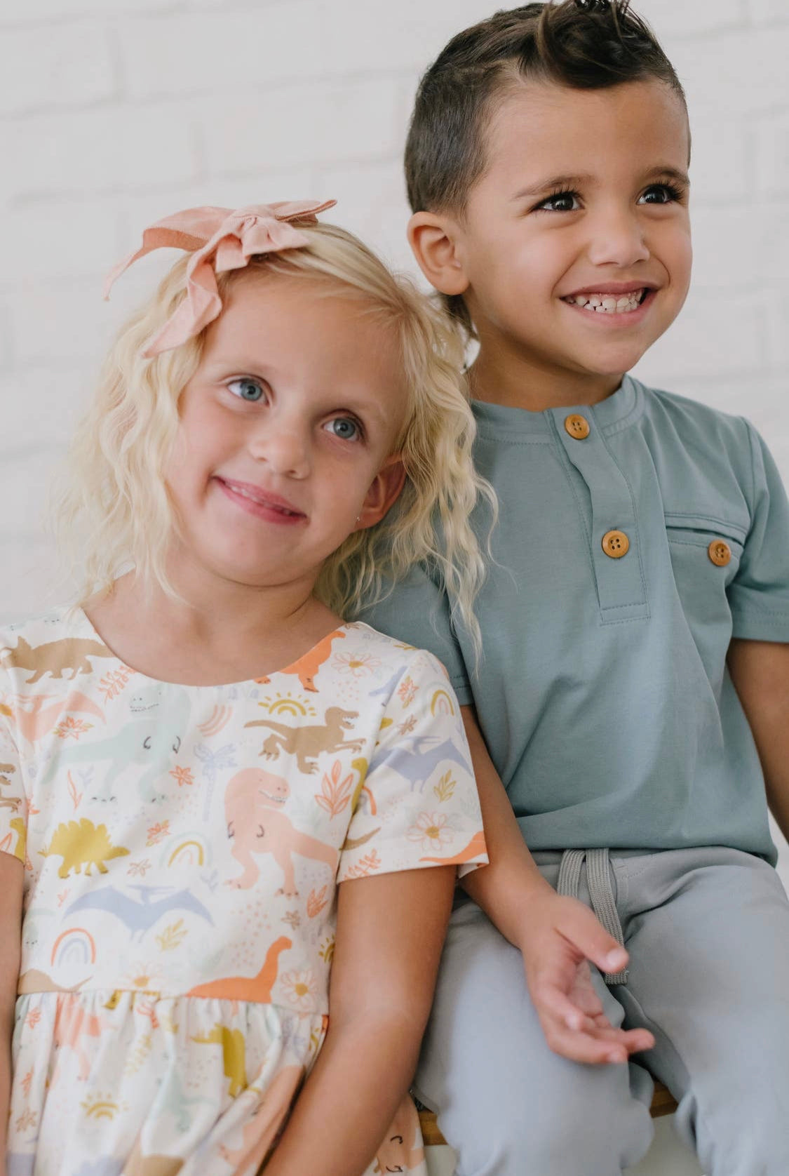 Alex Tee in Dusty Blue