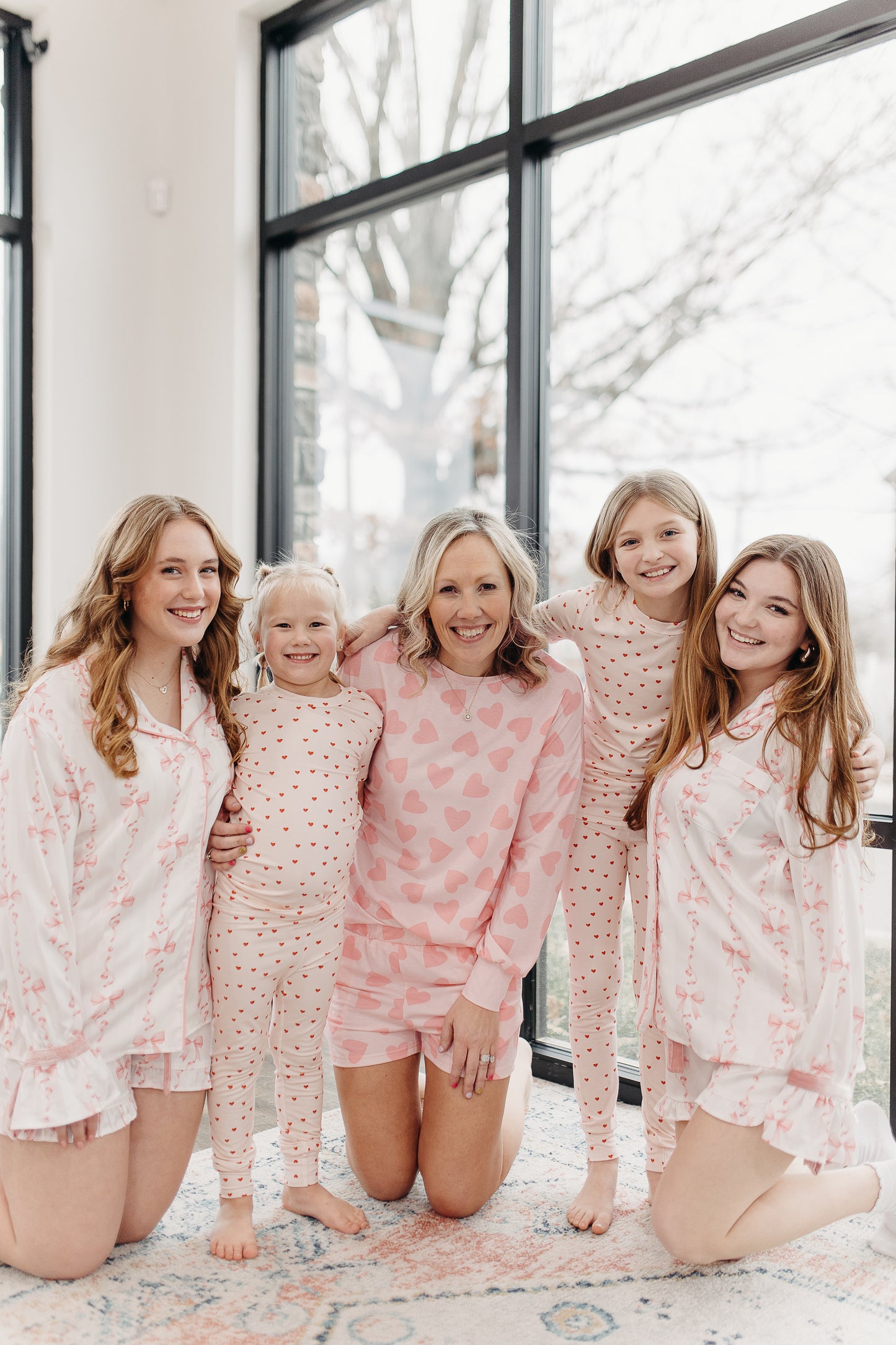 Heart Print Loungewear Set