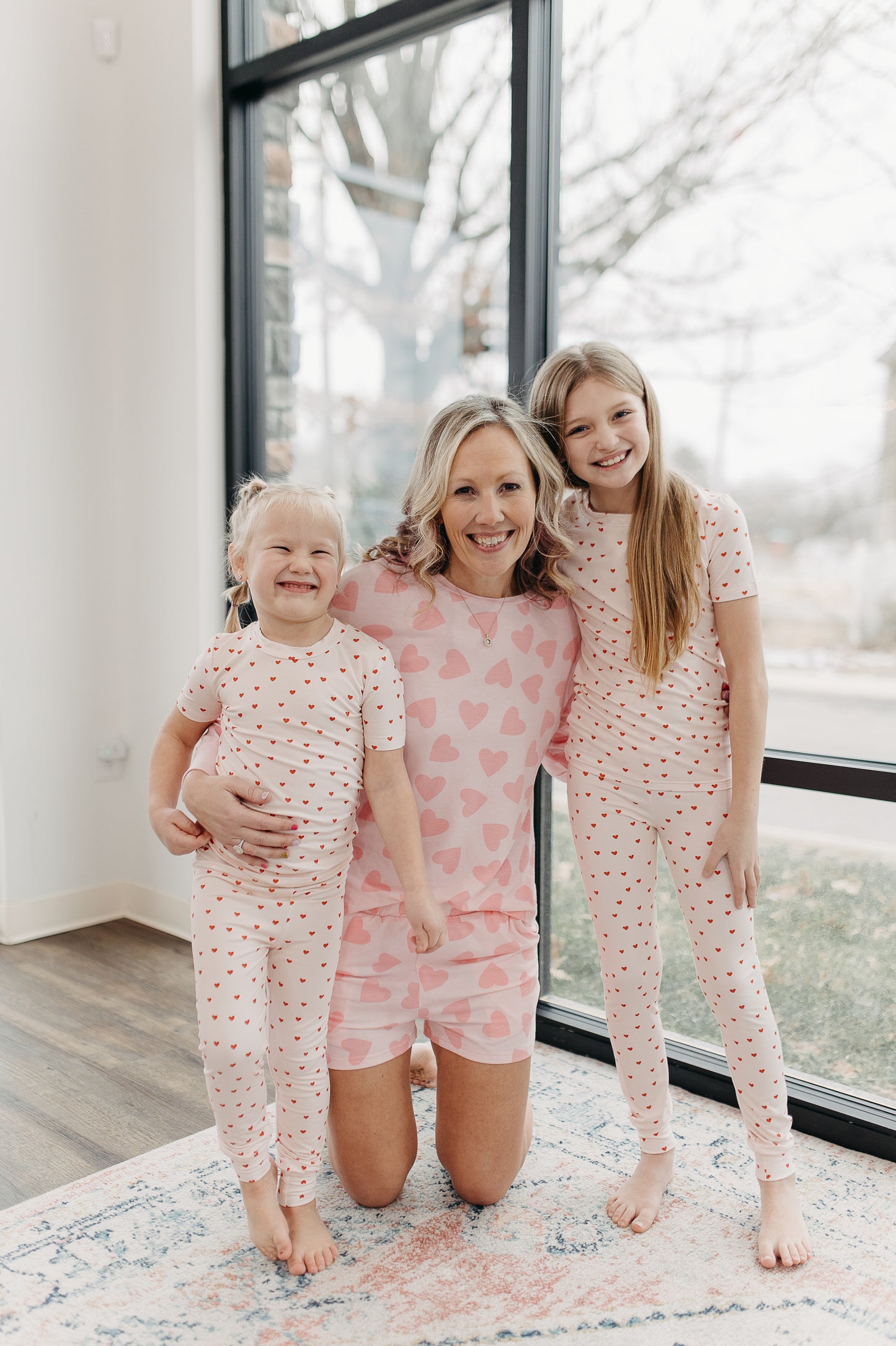 Heart Print Loungewear Set