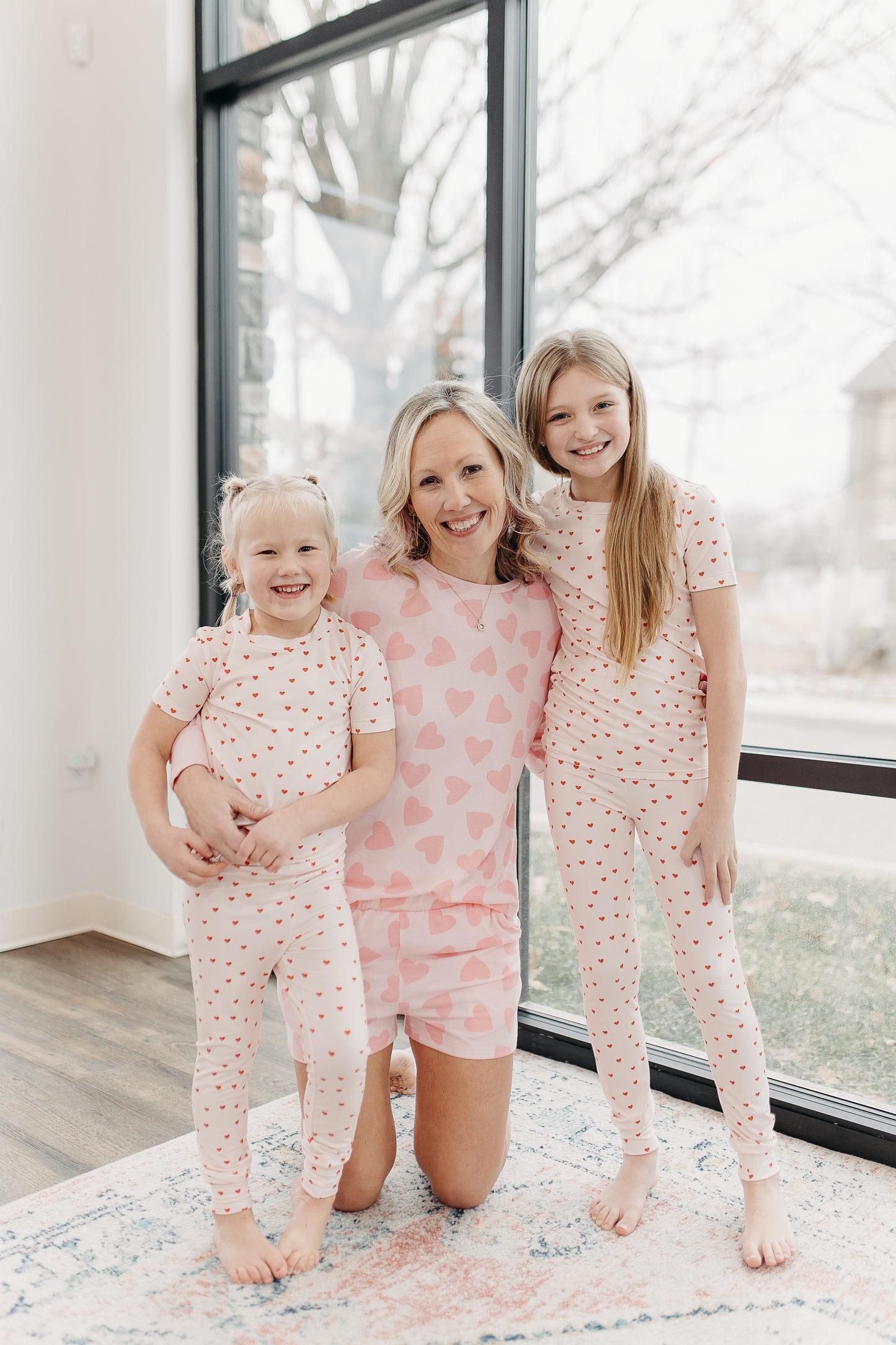 Heart Print Loungewear Set