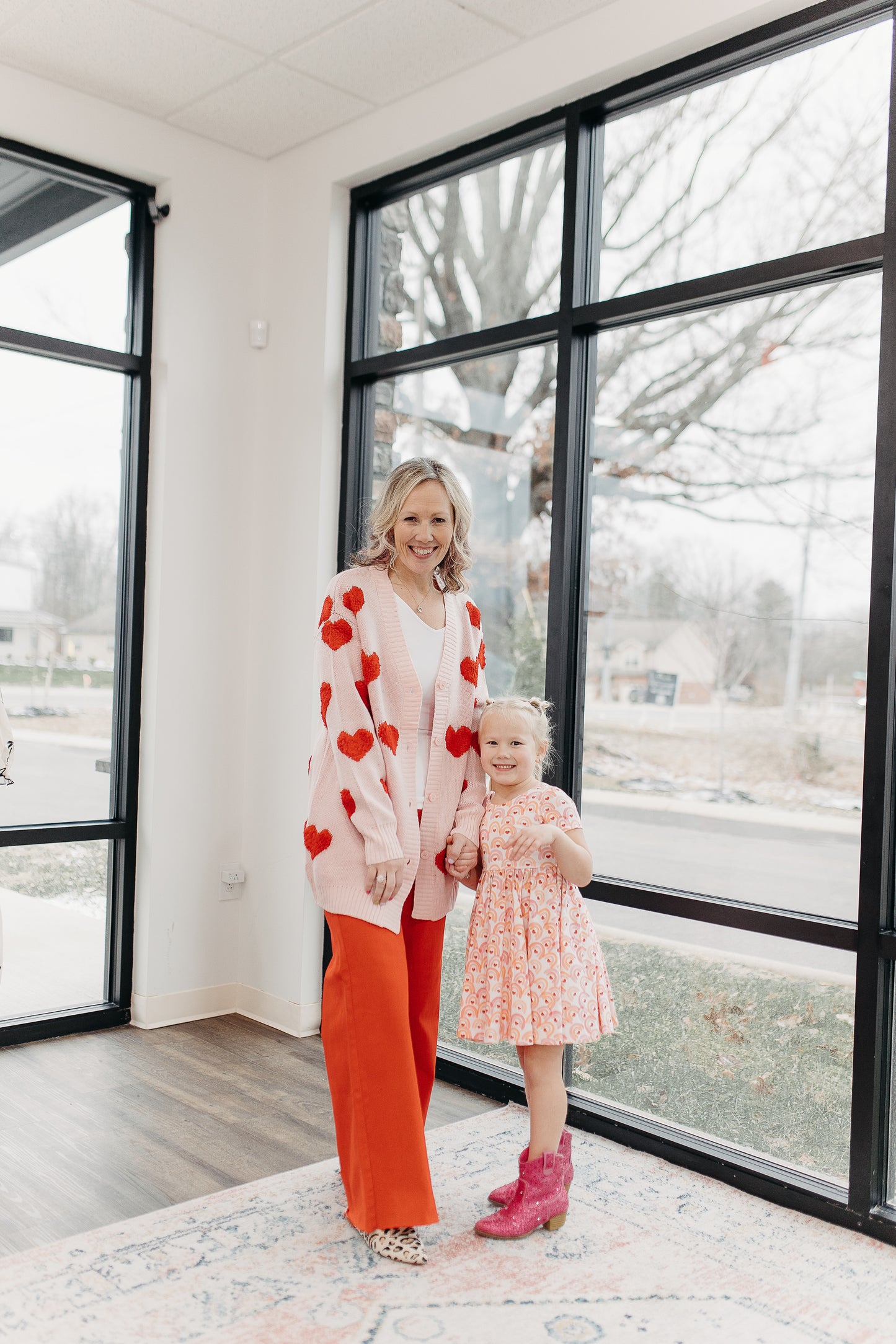 Ruby Red Flare Jean (1&3)
