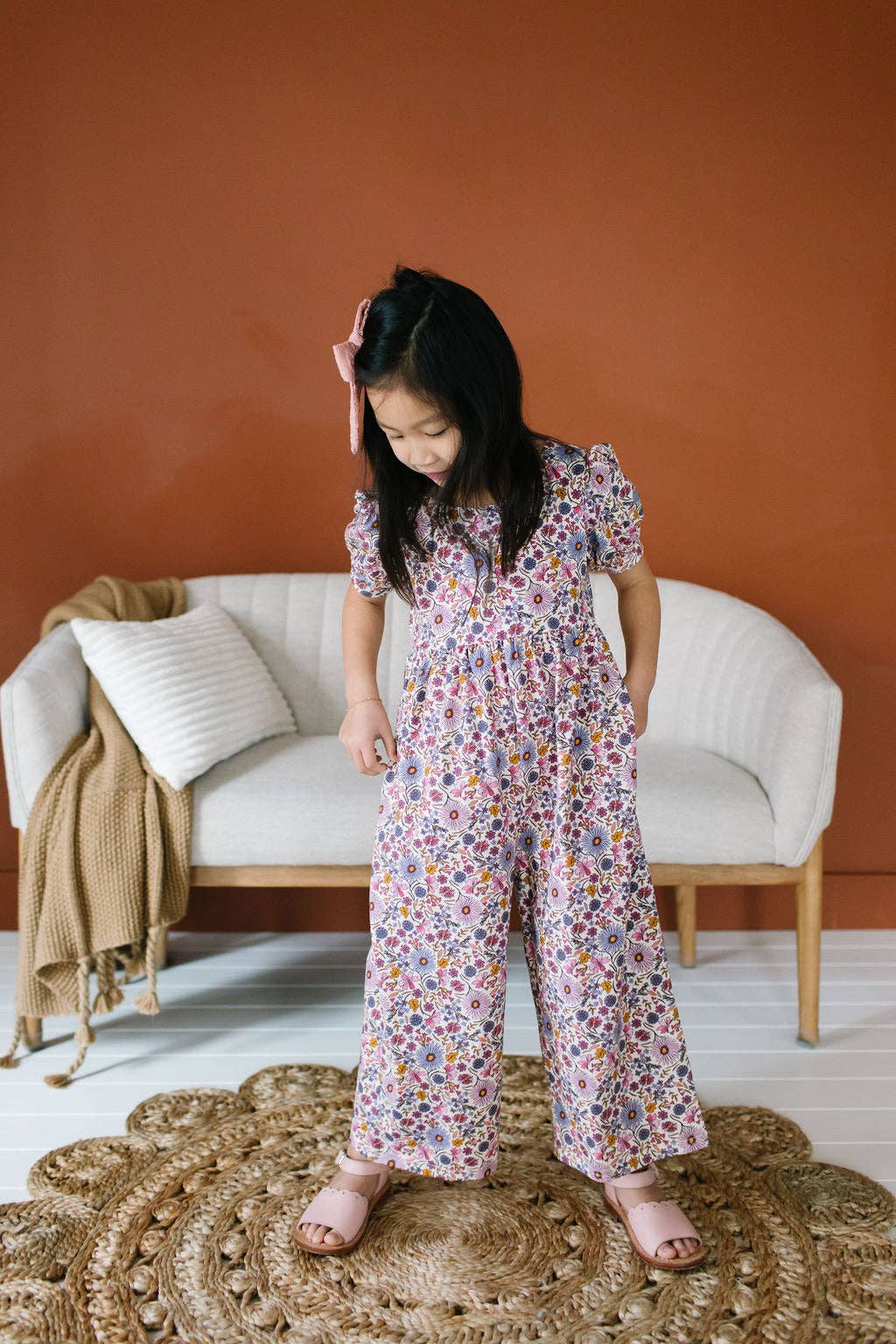 Plum Fields Romper