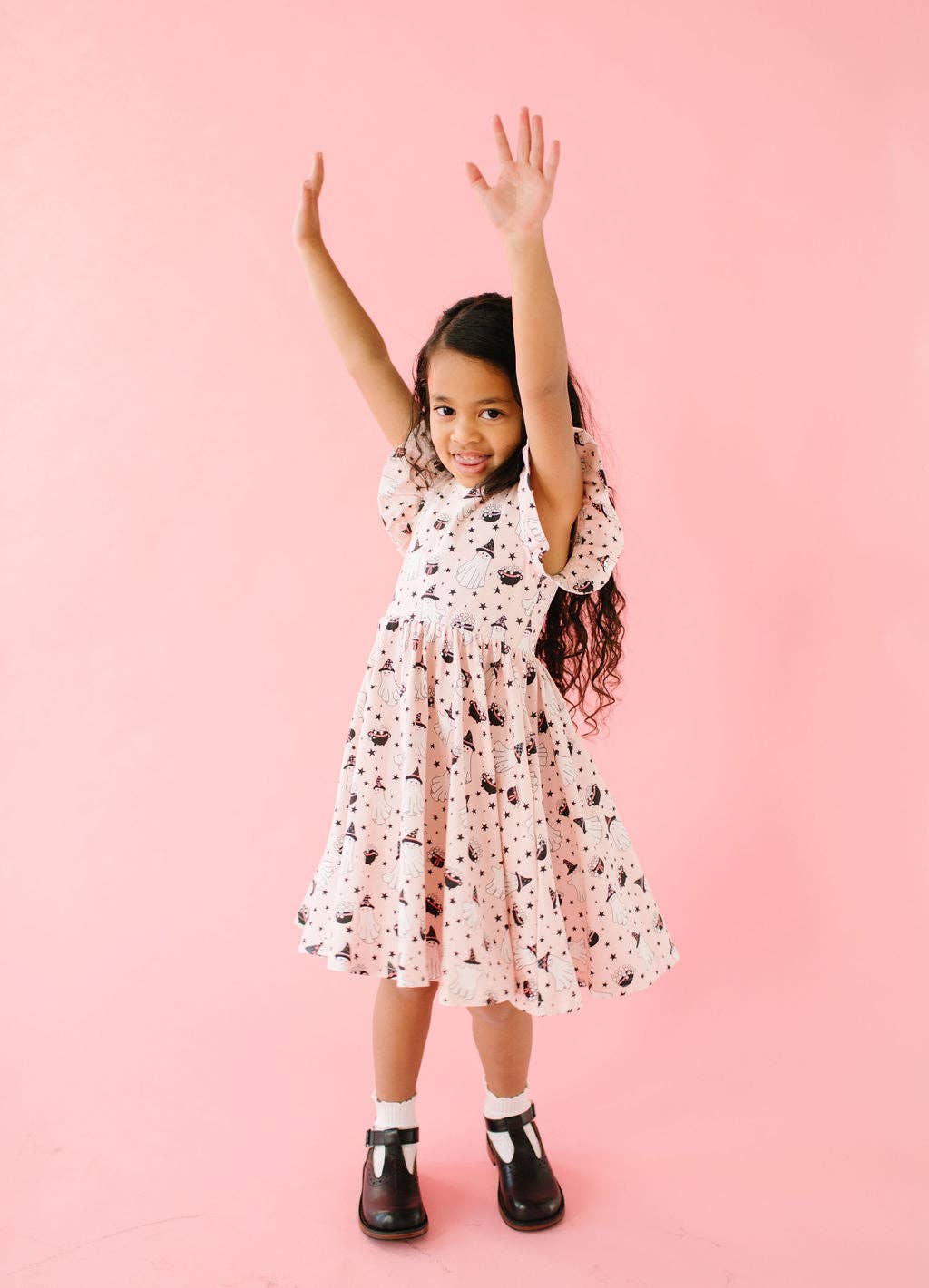 Pink Cauldron Twirl Dress
