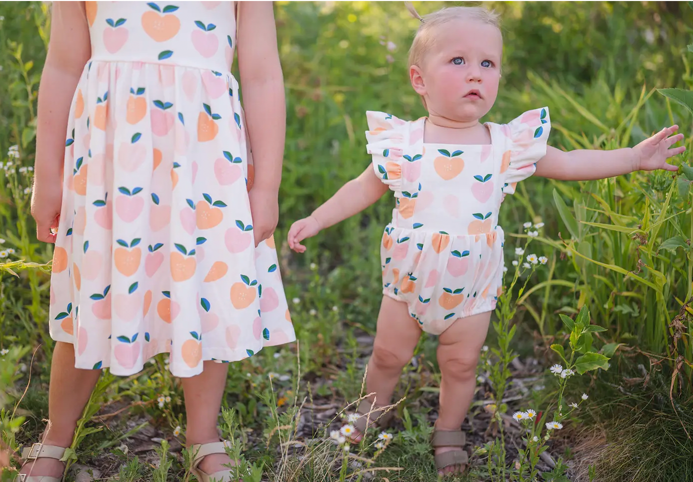 Peaches N'Cream Twirl Dress