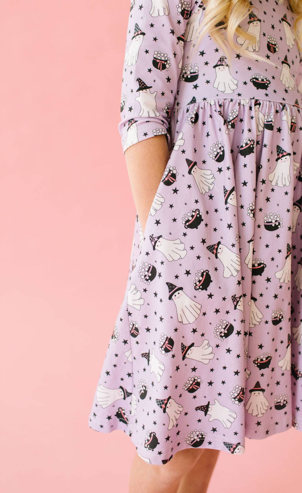 Purple Cauldron Twirl Dress
