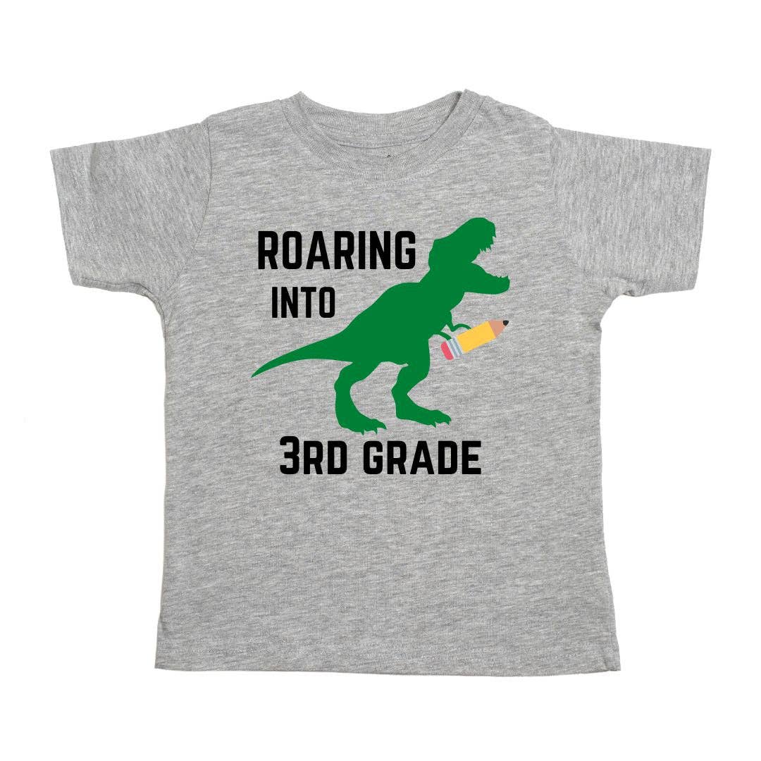 Roaring Into Third Grade Shirt