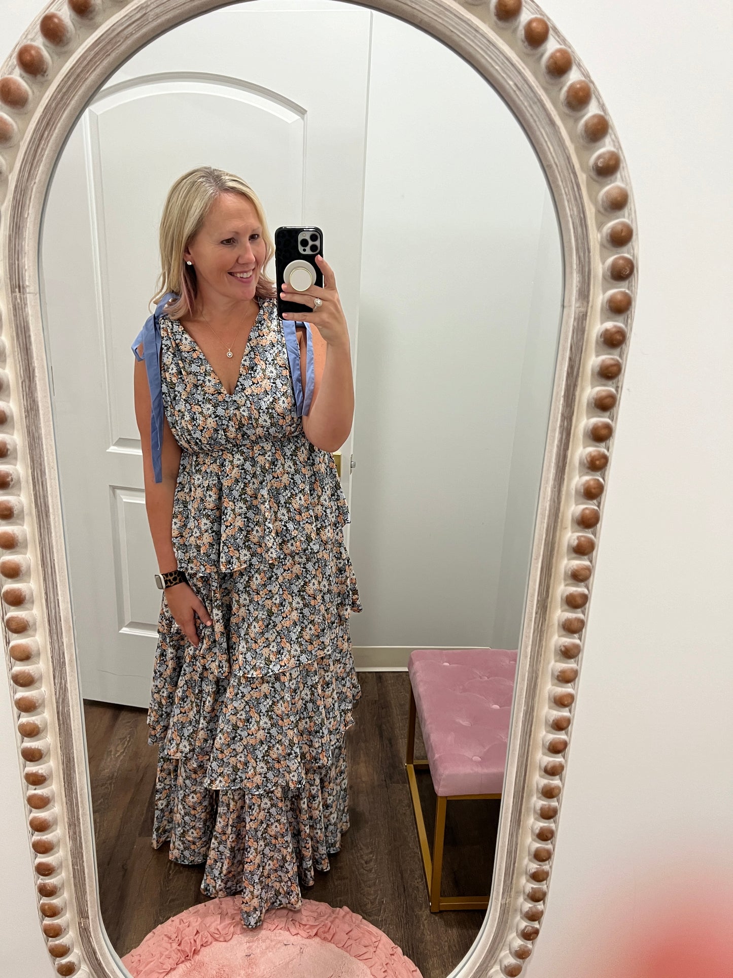 Fall Florals Maxi Dress