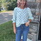 Sweet Briar Lattice Top