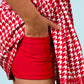 Mini Spirit Dress- Red