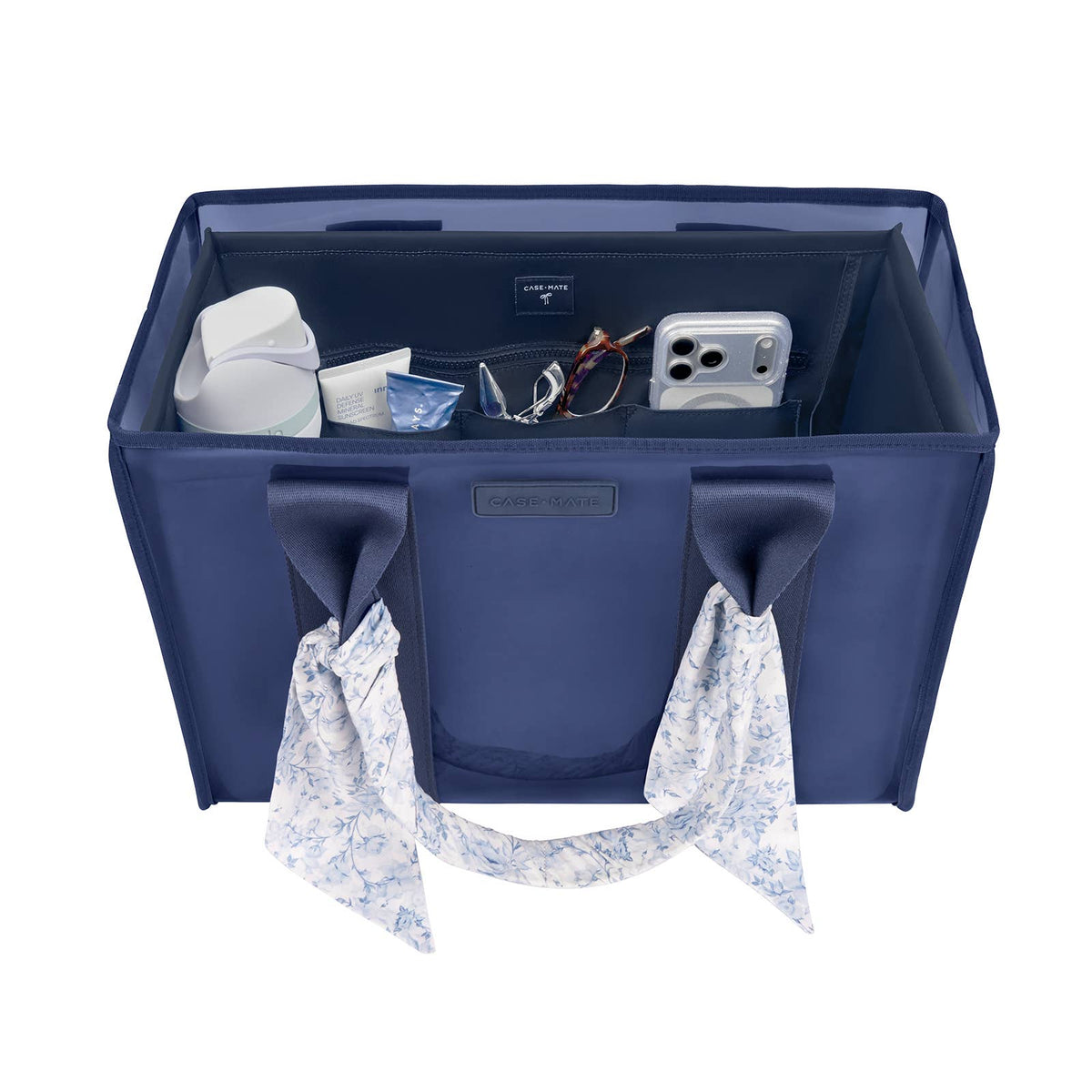 Oxford Navy Tote Organizer