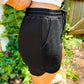 Waffle Shorts 2 Tone Black
