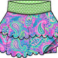 Paisley Pop Active Skort
