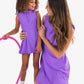 Girls Vivid Purple Dress