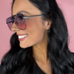 Hollywood Studded Sunglasses: Pink