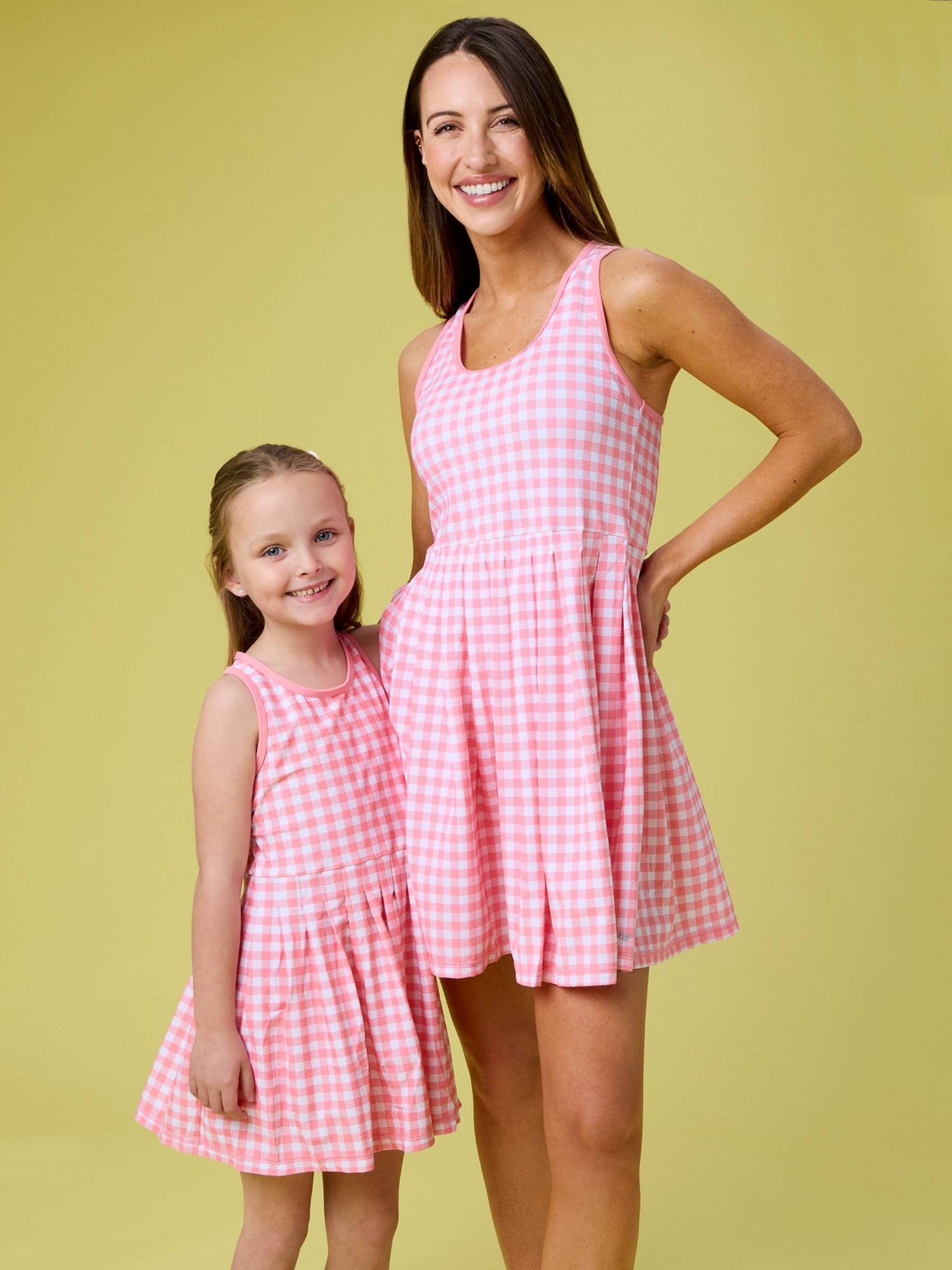 Bubblegum Gingham Active Dress