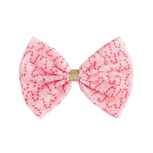 Candy Cane Christmas Bow