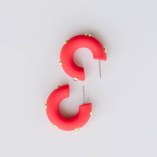 Hot Pink Hoops