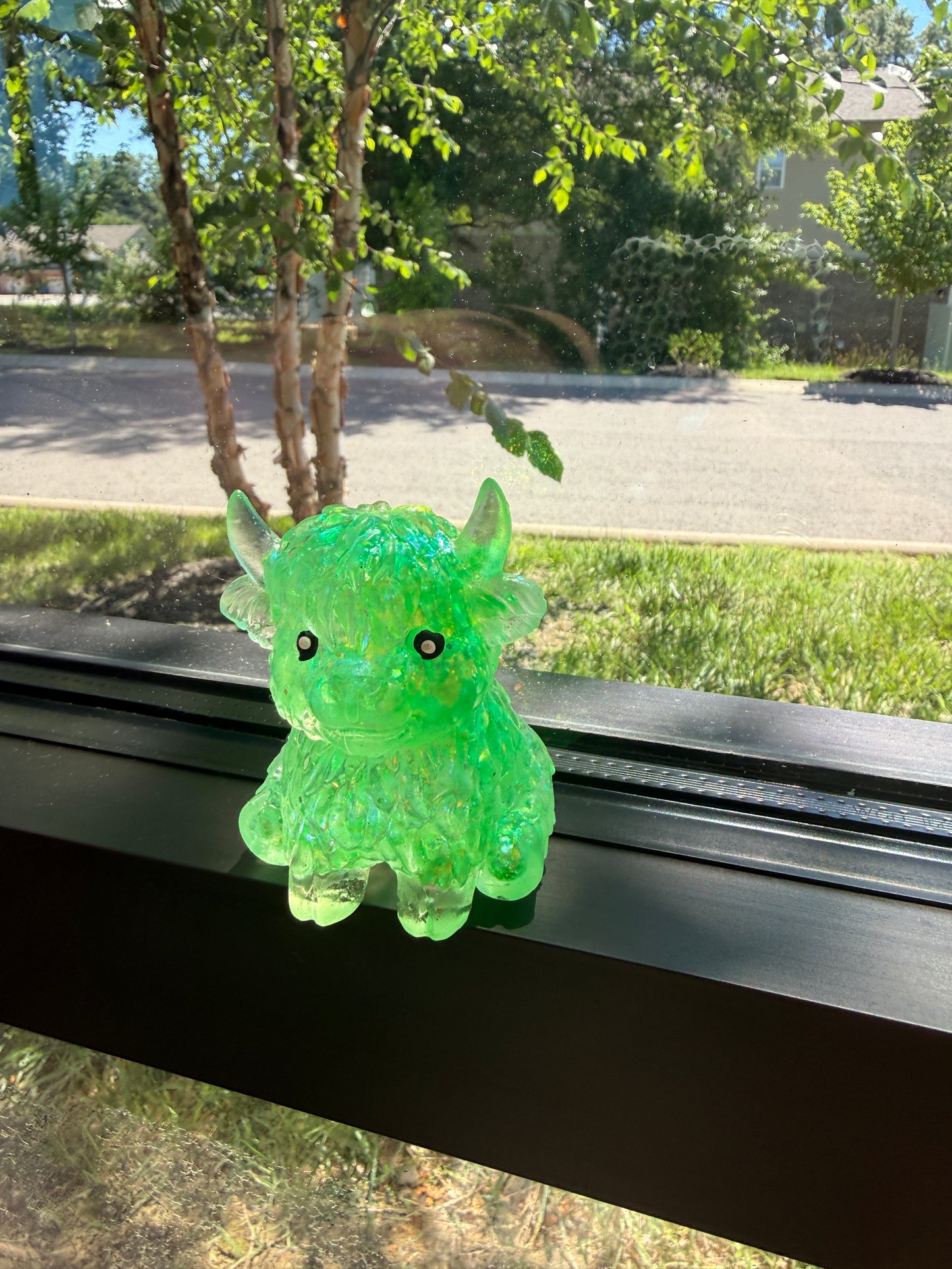 Highland Cow Squish- Green