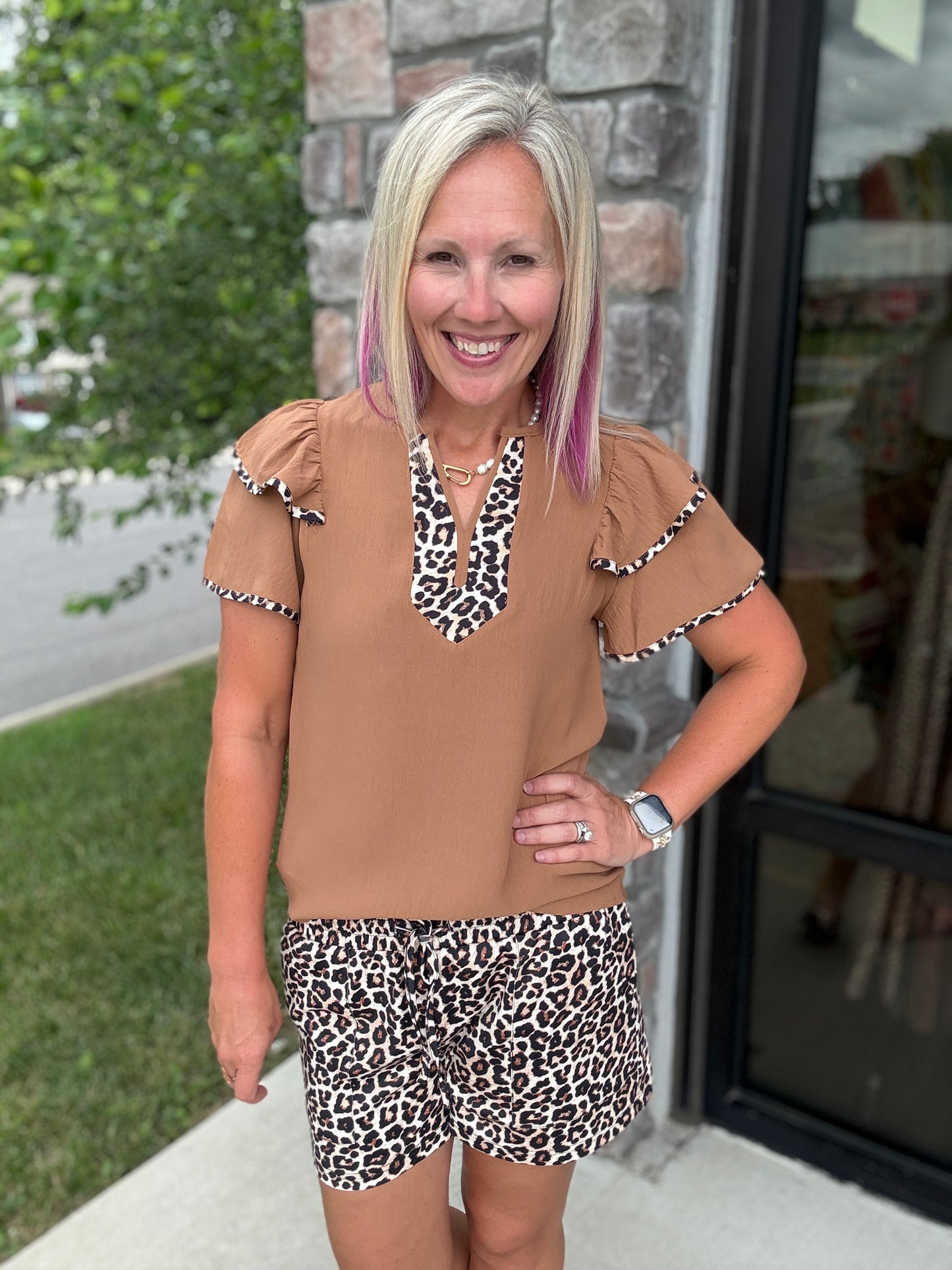 Safari Chic Paperbag Shorts