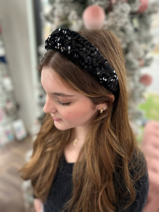 ❄️New Year New Headband- Black