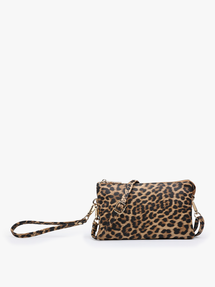 Riley Leopard Crossbody/Wristlet