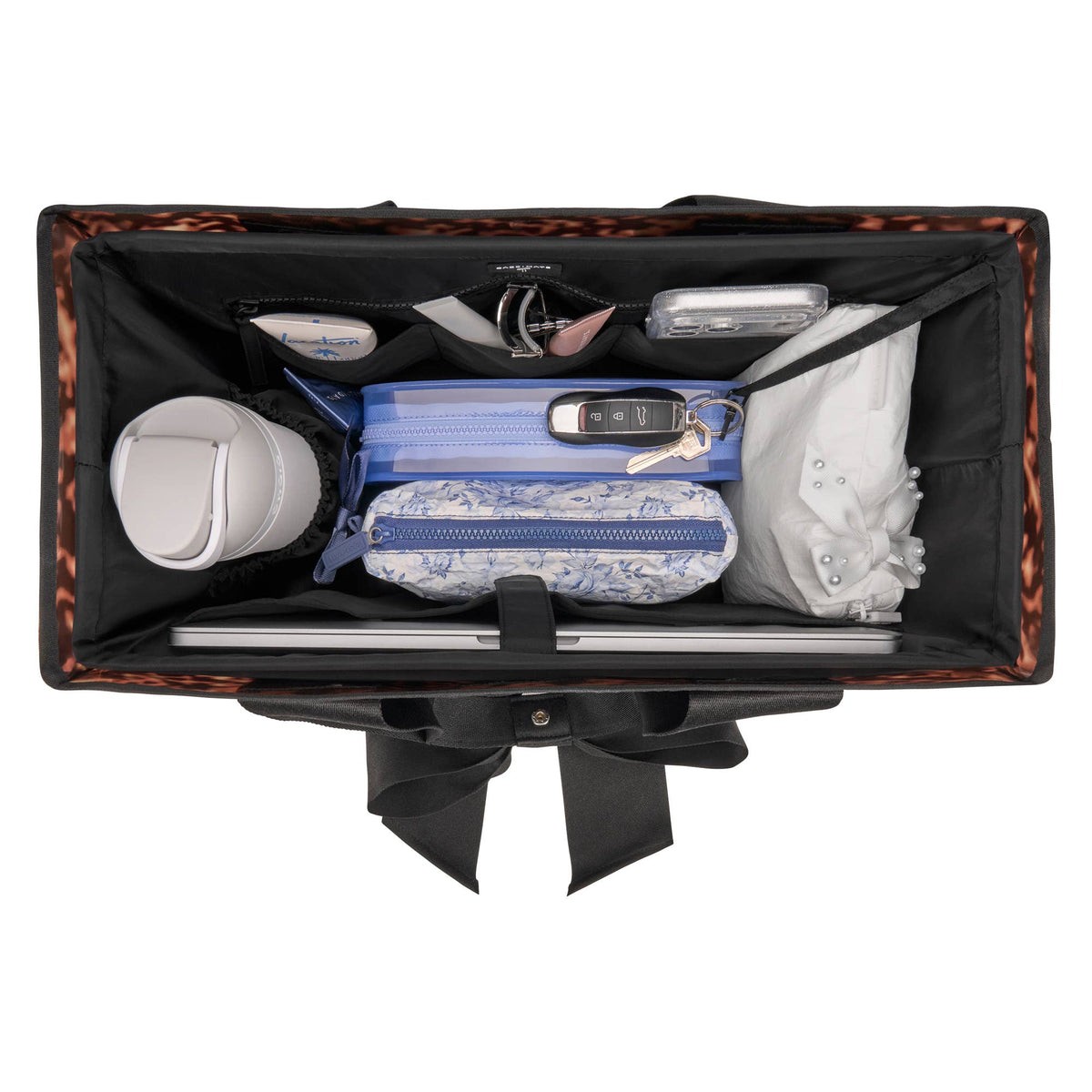 Midnight Black Tote Organizer