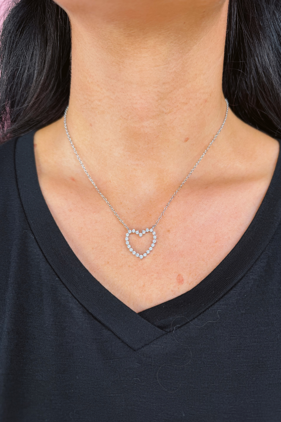 Love Struck Necklace- Silver