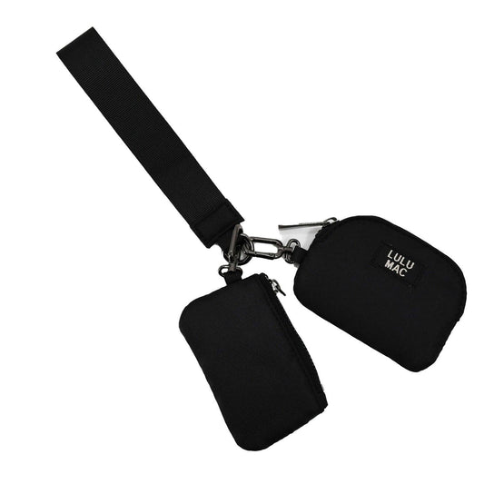 Lulu Mac Wristlet- Black