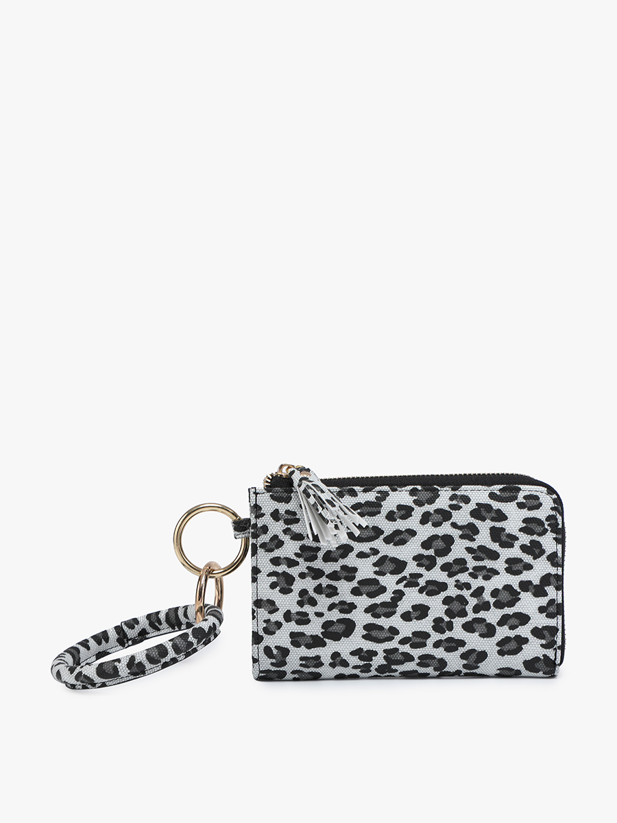 Liv Bangle Wristlet/Wallet: Leopard