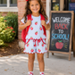 Apple Plaid Girls Scallop Set
