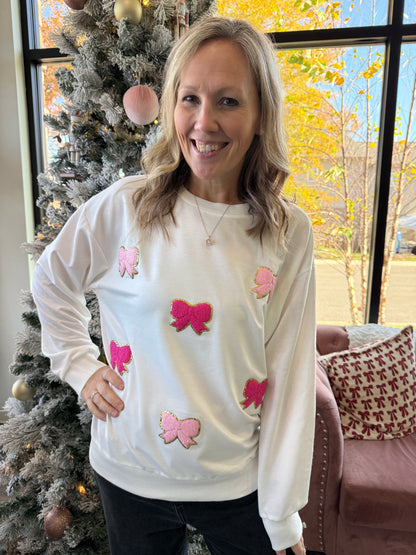 Pink Bows Sweatshirt